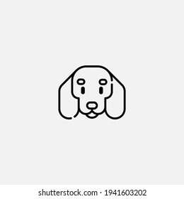Dachshund Icon Sign Vector,Symbol, Logo Illustration For Web And Mobile