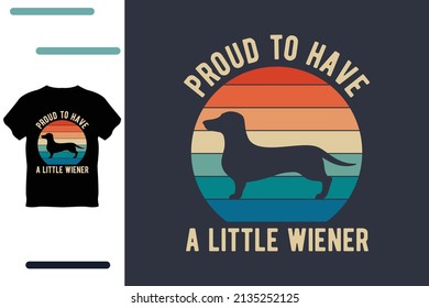 Dachshund mom t shirt design