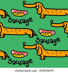 dachshund print