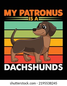 Dachshunds Dog Custom T-shirt Design