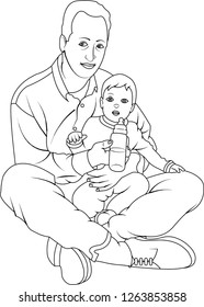 DAD WITH BABY