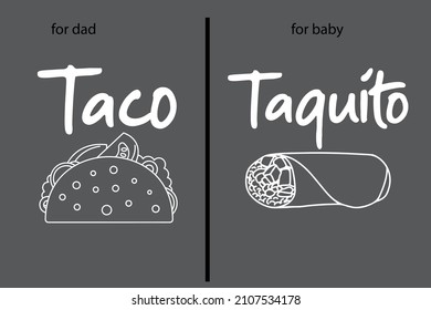Dad and baby matching set t shirt