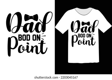 Dad Bod on Point svg design