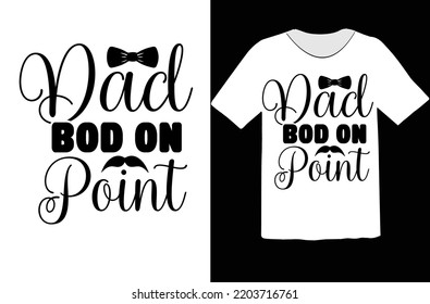 Dad Bod on Point svg design