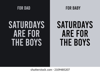 Dad and boys t shirt matching 