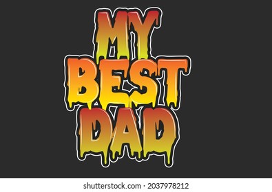  dad create original custom typography, graffiti logo for your t shirt  design