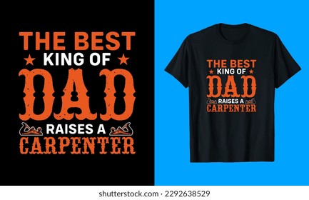 Dad, Daddy, Papa Hero Dad Typography T-Shirt Design