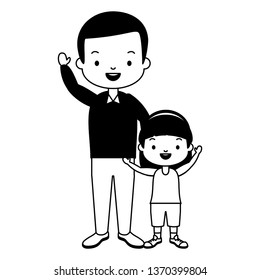 dad and daughter