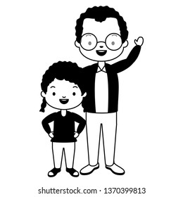 dad and daughter