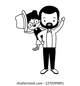 dad and daughter