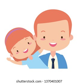 dad and daughter