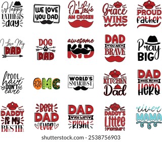 Dad Design , Funny Dad Design Bundle