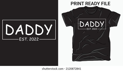 Papa Est 2022 Tee, Papa Est 2022 Shirt, New Papa Shirt. Vatertag-T-Shirt, New Daddy-Shirt, Vatertag-Geschenk, Vatertag neues Papa-Shirt, Daddy-Geschenk.