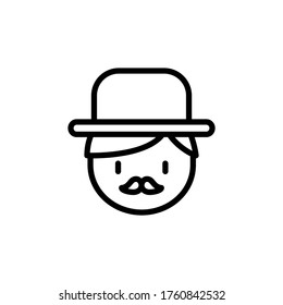 Dad, father icon. Simple line, outline vector elements of cultural activities icons for ui and ux, website or mobile application