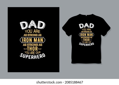 Dad Father T Shirt Design