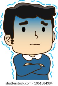 Dad feels cold