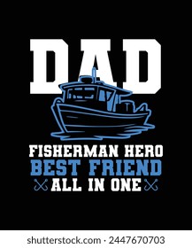 Dad fishing t shirt design, typography t shirt design. svg