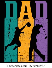 DAD GOLF T SHIRT DESIGN