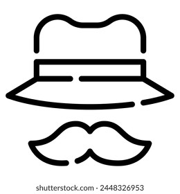 Dad Hat Icon for web, app, infographic, etc