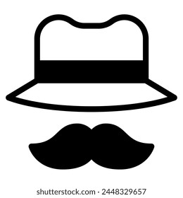 Dad Hat Icon for web, app, infographic, etc