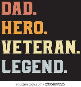 Dad Hero Veteran Legend army svg