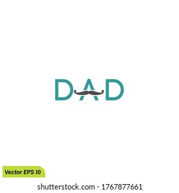 dad icon illustration symbol simple design element logo template
