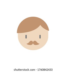 Dad icon. Simple color vector elements of cultural activities icons for ui and ux, website or mobile application