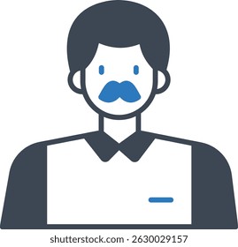 Dad  illustration with isolated background