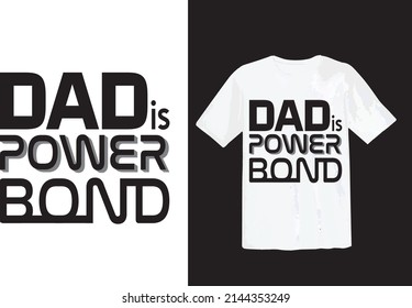 Dad inspirational T-shirt design template