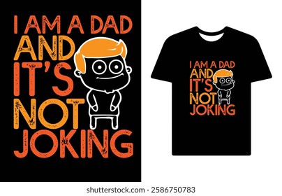 dad joke and fun t shirt design