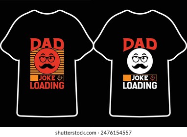 papá broma cargando diseño de camiseta