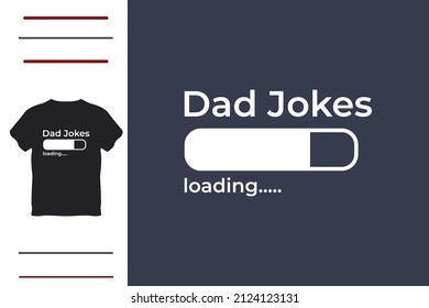 Dad jokes t shirt design