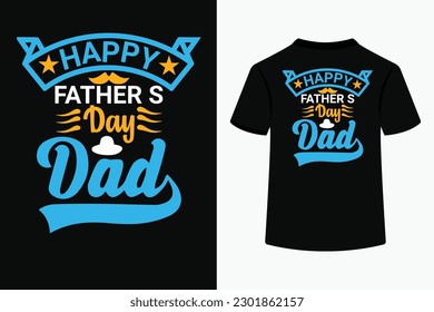 The "Dad King of the Couch" typography t-shirt design features a bold, playful font that spells out the phrase "King of the Couch." The word "Dad" is prominently placed above the phrase, emphasizing t