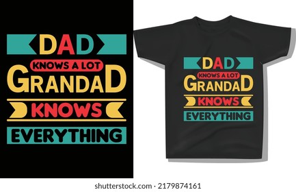 Dad knows a lot but grandad knows everything design.