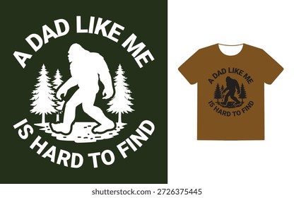 Ein Vater wie ich ist schwer zu finden T-Shirt-Design