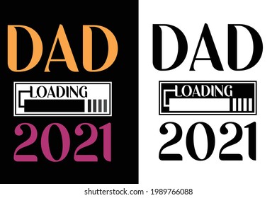 Papa lädt 2021 T-Shirt. Vatertag ist Scheiße. Papa-T-Shirt-Design