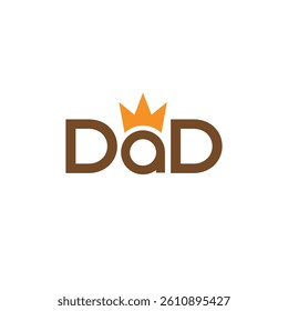 dad logo design with geometry