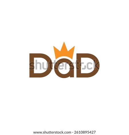 dad logo design with geometry