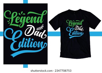 Dad the Man the Myth the Legend, Fathers Day, Dad, The Legend, birthday gift, Father's Day Gift, New Dad, Fathers Day gift for Grandpa Classic T-Shirt design.