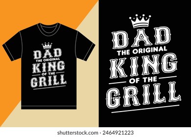 añade el diseño original de la camiseta king of the grill 