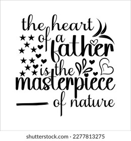 Dad Quote SVG Design, Daddy Cut File, Silhouette, Vector, Father's day.