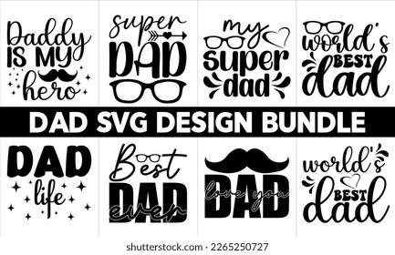 Dad Quotes SVG Designs Bundle. Dad quotes SVG cut files bundle, Quotes about Dad, Father cut files, Papa eps files,Father Cut File, Silhouette, Cameo