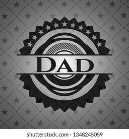 Dad realistic black emblem