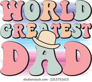 Dad Retro Sublimation Design Bundle