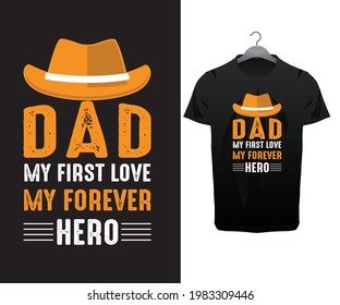 Dad Shirt Fathers Day Gift Shirt- Father's day t shirts design, Happy Father's Day. 
Vector design.