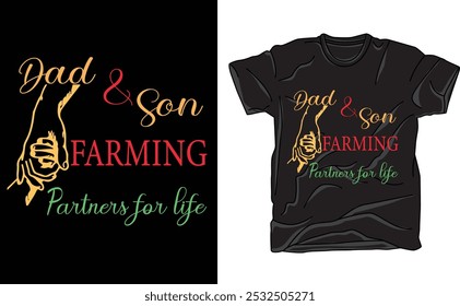 dad and son farming partners for life