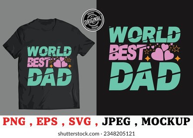 Dad and son vector T-shirt design, 4Q t-shirt