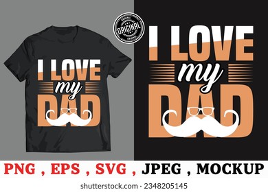 Dad and son vector T-shirt design, 4Q t-shirt