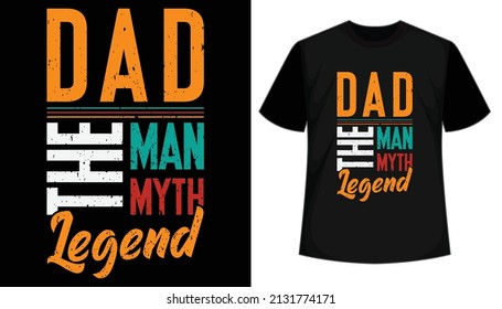 Dad stylish t-shirt and apparel trendy design with palm trees silhouettes, typography, print, vector illustration. Global swatches.