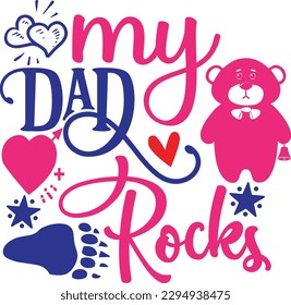 Dad svg design ,Father's day svg design